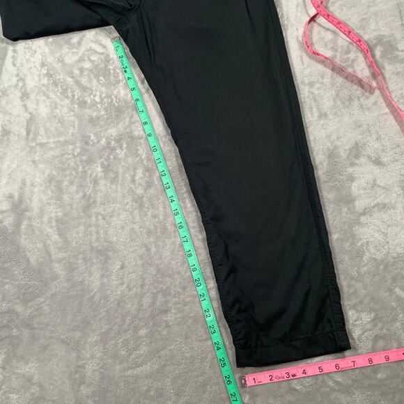 Venroy Pants Large Black Tencel Linen Drawstring Pull On Luxury Casual Stretch - Picture 10 of 11